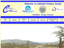 Tablet Screenshot of callowellschool.co.uk